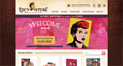 Desktop Screenshot of lucystore.com
